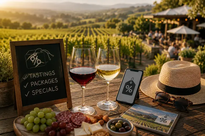 Wine Tasting Deals and Winery Discounts